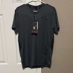 Spyder Men's Dark Gray Short Sleeve Tee